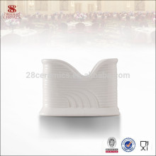 High quality white Porcelain table wet tissues holder box